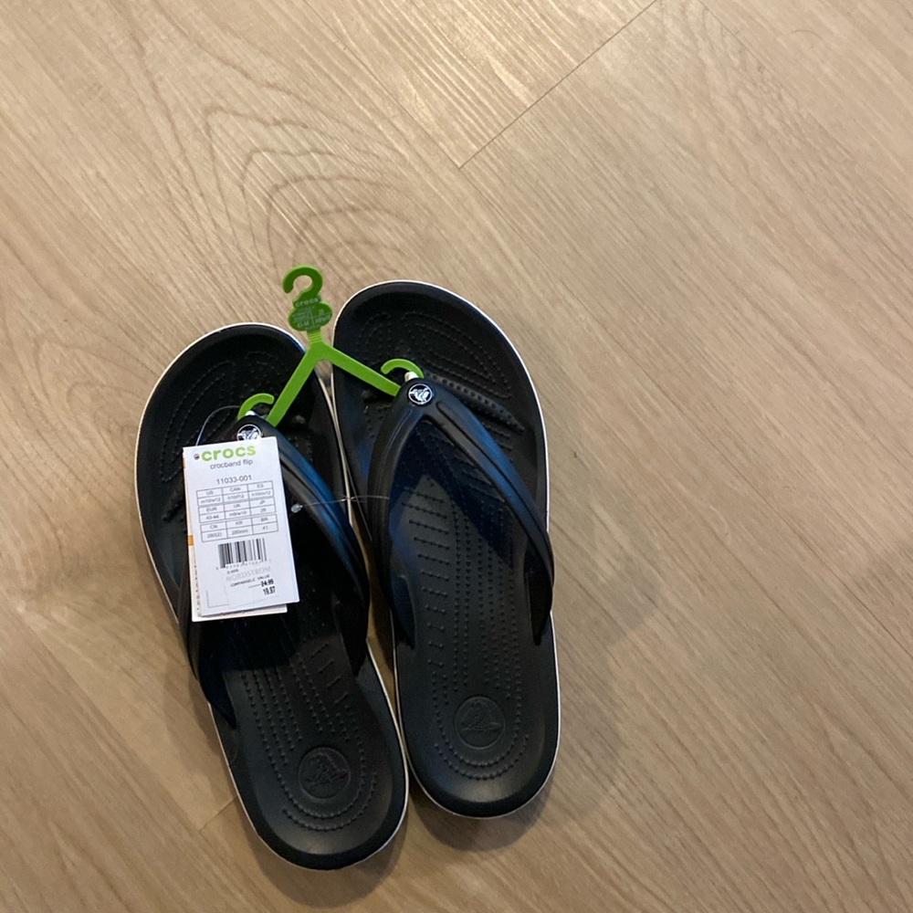 Crocs Black Flipflop Men’s Size 10